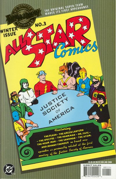Cover for Millennium Edition: All Star Comics No. 3 (DC, 2000 series) #[nn]