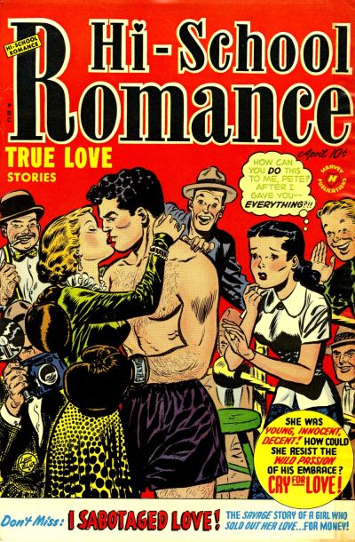 Cover for Hi-School Romance (Harvey, 1949 series) #14