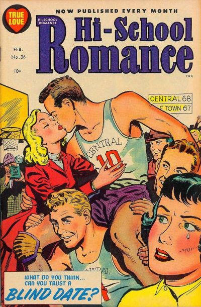 Cover for Hi-School Romance (Harvey, 1949 series) #36