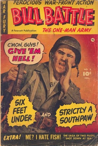 Cover for Bill Battle, the One Man Army (Fawcett, 1952 series) #2
