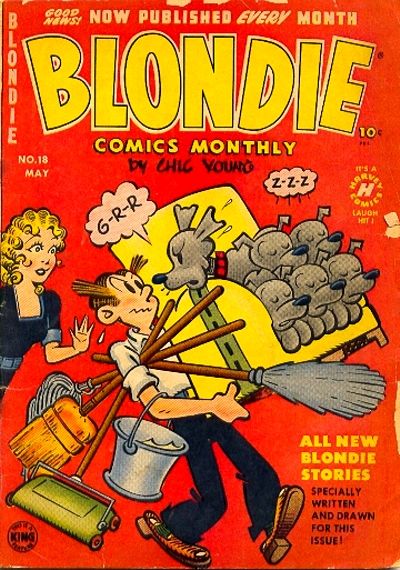 Cover for Blondie Comics Monthly (Harvey, 1950 series) #18