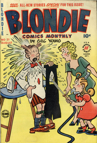 Cover for Blondie Comics Monthly (Harvey, 1950 series) #21