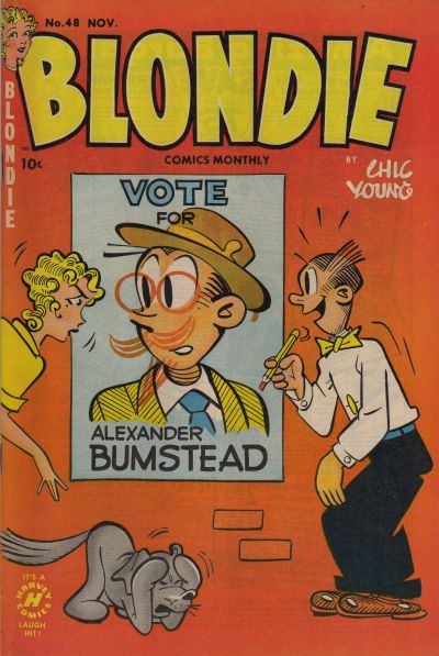 Cover for Blondie Comics Monthly (Harvey, 1950 series) #48