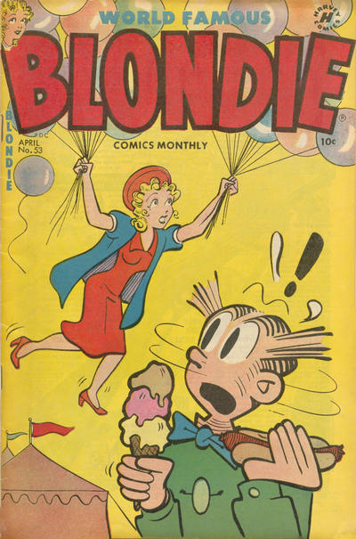 Cover for Blondie Comics Monthly (Harvey, 1950 series) #53