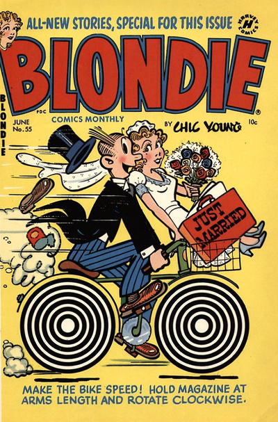 Cover for Blondie Comics Monthly (Harvey, 1950 series) #55