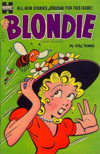 Cover for Blondie Comics Monthly (Harvey, 1950 series) #66