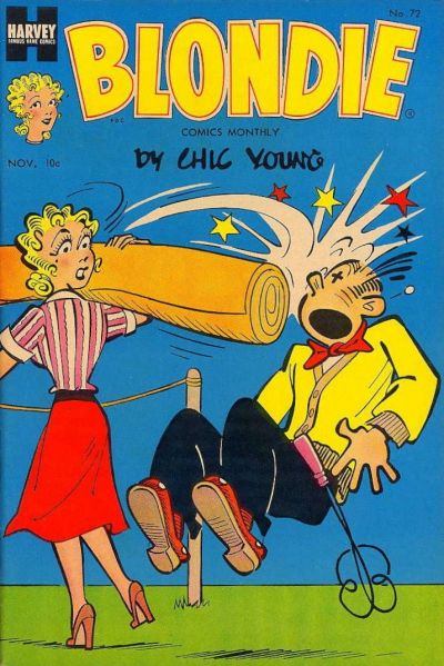 Cover for Blondie Comics Monthly (Harvey, 1950 series) #72