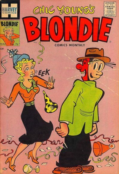 Cover for Blondie Comics Monthly (Harvey, 1950 series) #76