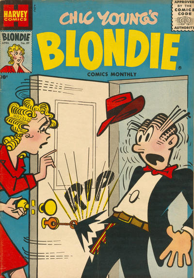 Cover for Blondie Comics Monthly (Harvey, 1950 series) #89