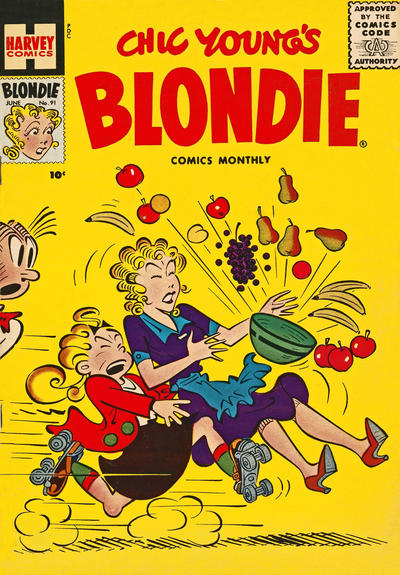 Cover for Blondie Comics Monthly (Harvey, 1950 series) #91