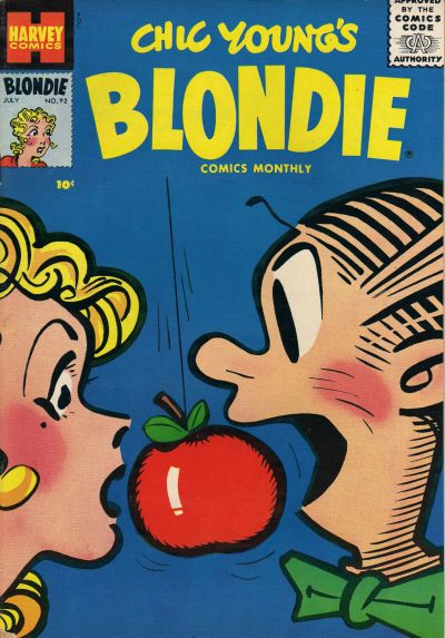 Cover for Blondie Comics Monthly (Harvey, 1950 series) #92