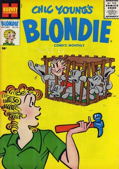 Cover for Blondie Comics Monthly (Harvey, 1950 series) #95
