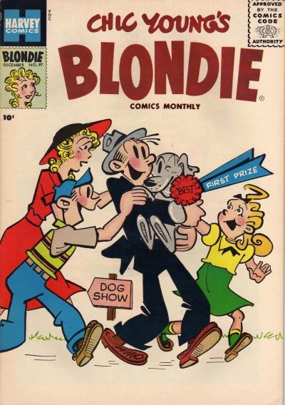 Cover for Blondie Comics Monthly (Harvey, 1950 series) #97