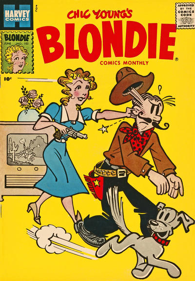 Cover for Blondie Comics Monthly (Harvey, 1950 series) #103