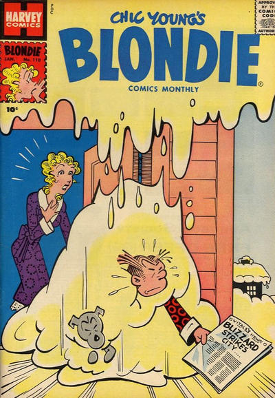 Cover for Blondie Comics Monthly (Harvey, 1950 series) #110