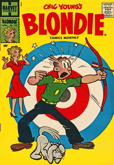 Cover for Blondie Comics Monthly (Harvey, 1950 series) #113