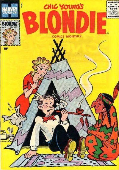 Cover for Blondie Comics Monthly (Harvey, 1950 series) #119