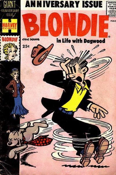 Cover for Blondie Comics Monthly (Harvey, 1950 series) #125