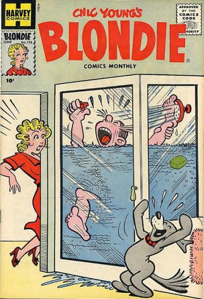Cover for Blondie Comics Monthly (Harvey, 1950 series) #126
