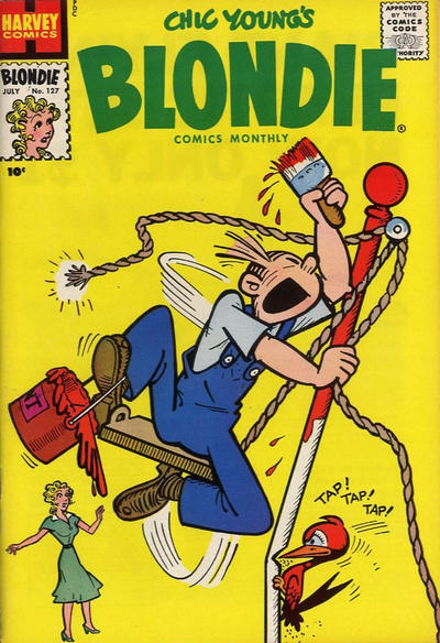 Cover for Blondie Comics Monthly (Harvey, 1950 series) #127