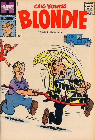 Cover for Blondie Comics Monthly (Harvey, 1950 series) #128