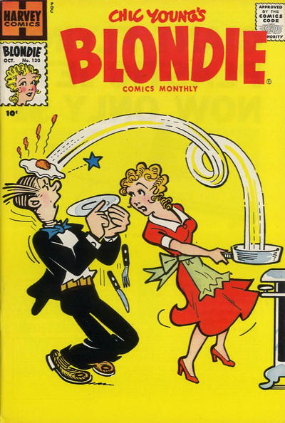 Cover for Blondie Comics Monthly (Harvey, 1950 series) #130