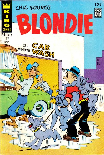 Cover for Blondie (King Features, 1966 series) #167