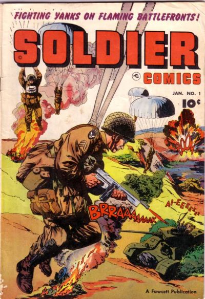 Cover for Soldier Comics (Fawcett, 1952 series) #1