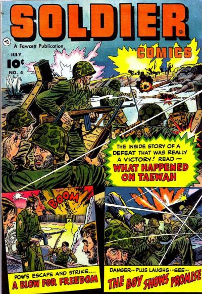 Cover for Soldier Comics (Fawcett, 1952 series) #4