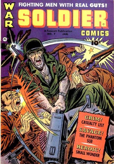 Cover for Soldier Comics (Fawcett, 1952 series) #7