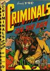 Cover for Criminals on the Run (Novelty / Premium / Curtis, 1948 series) #v4#1