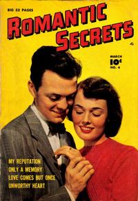 Cover Thumbnail for Romantic Secrets (Fawcett, 1949 series) #4