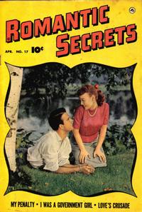 Cover Thumbnail for Romantic Secrets (Fawcett, 1949 series) #17