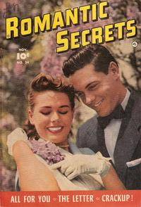 Cover Thumbnail for Romantic Secrets (Fawcett, 1949 series) #24