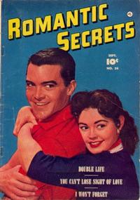 Cover Thumbnail for Romantic Secrets (Fawcett, 1949 series) #34