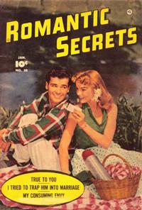 Cover Thumbnail for Romantic Secrets (Fawcett, 1949 series) #38