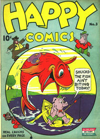 Cover Thumbnail for Happy Comics (Pines, 1943 series) #3