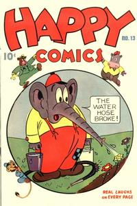Cover Thumbnail for Happy Comics (Pines, 1943 series) #13