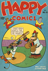 Cover Thumbnail for Happy Comics (Pines, 1943 series) #15