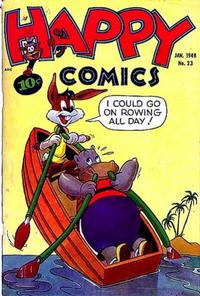 Cover Thumbnail for Happy Comics (Pines, 1943 series) #23