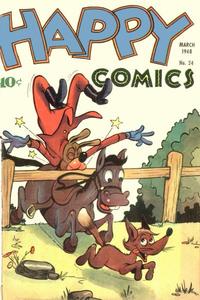 Cover Thumbnail for Happy Comics (Pines, 1943 series) #24