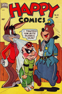 Cover Thumbnail for Happy Comics (Pines, 1943 series) #32