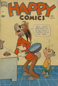 Cover Thumbnail for Happy Comics (Pines, 1943 series) #34