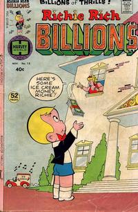 Cover for Richie Rich Billions (Harvey, 1974 series) #13