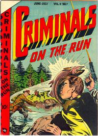 Cover for Criminals on the Run (Novelty / Premium / Curtis, 1948 series) #v4#7
