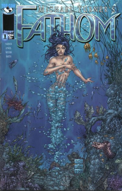 Cover for Fathom (Image, 1998 series) #1 [Bubbles Cover]