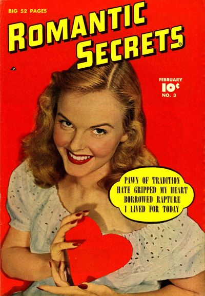Cover for Romantic Secrets (Fawcett, 1949 series) #3