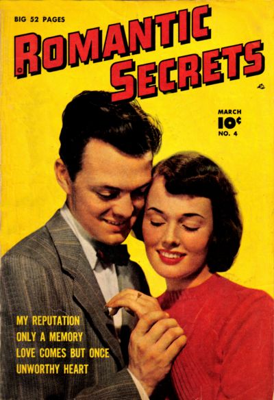 Cover for Romantic Secrets (Fawcett, 1949 series) #4