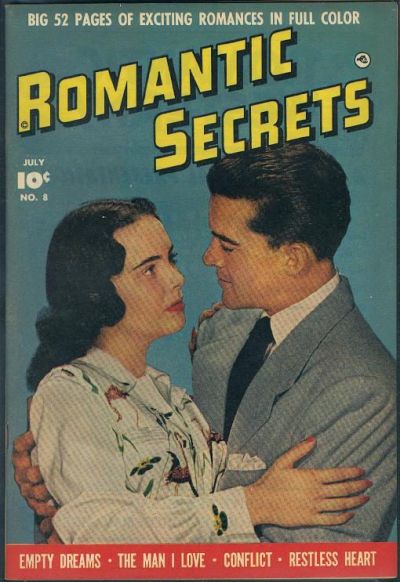 Cover for Romantic Secrets (Fawcett, 1949 series) #8