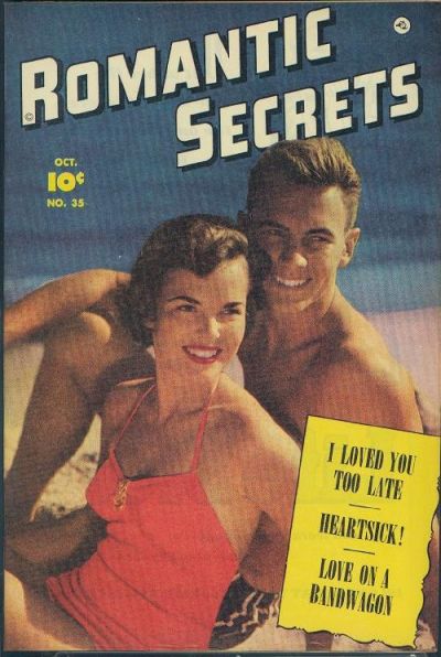 Cover for Romantic Secrets (Fawcett, 1949 series) #35